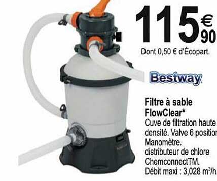 filtre à sable flowclear bestway