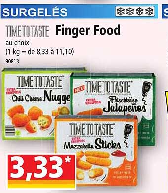 finger food time to taste