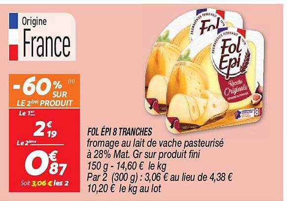 fol épi 8 tranches