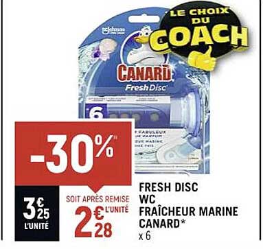 fresh disc wc fraîcheur marine canard