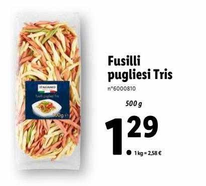 Fusilli Pugliesi Tris Italiamo
