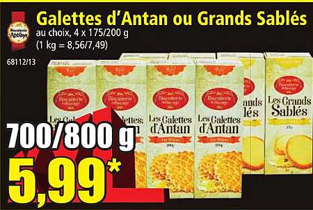 galettes d'antan ou grands sablés