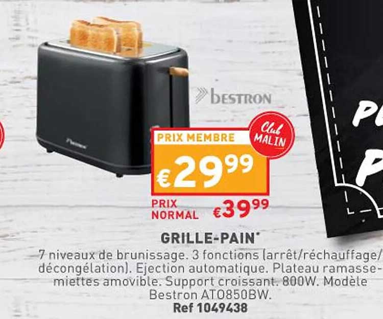 grille-pain bestron