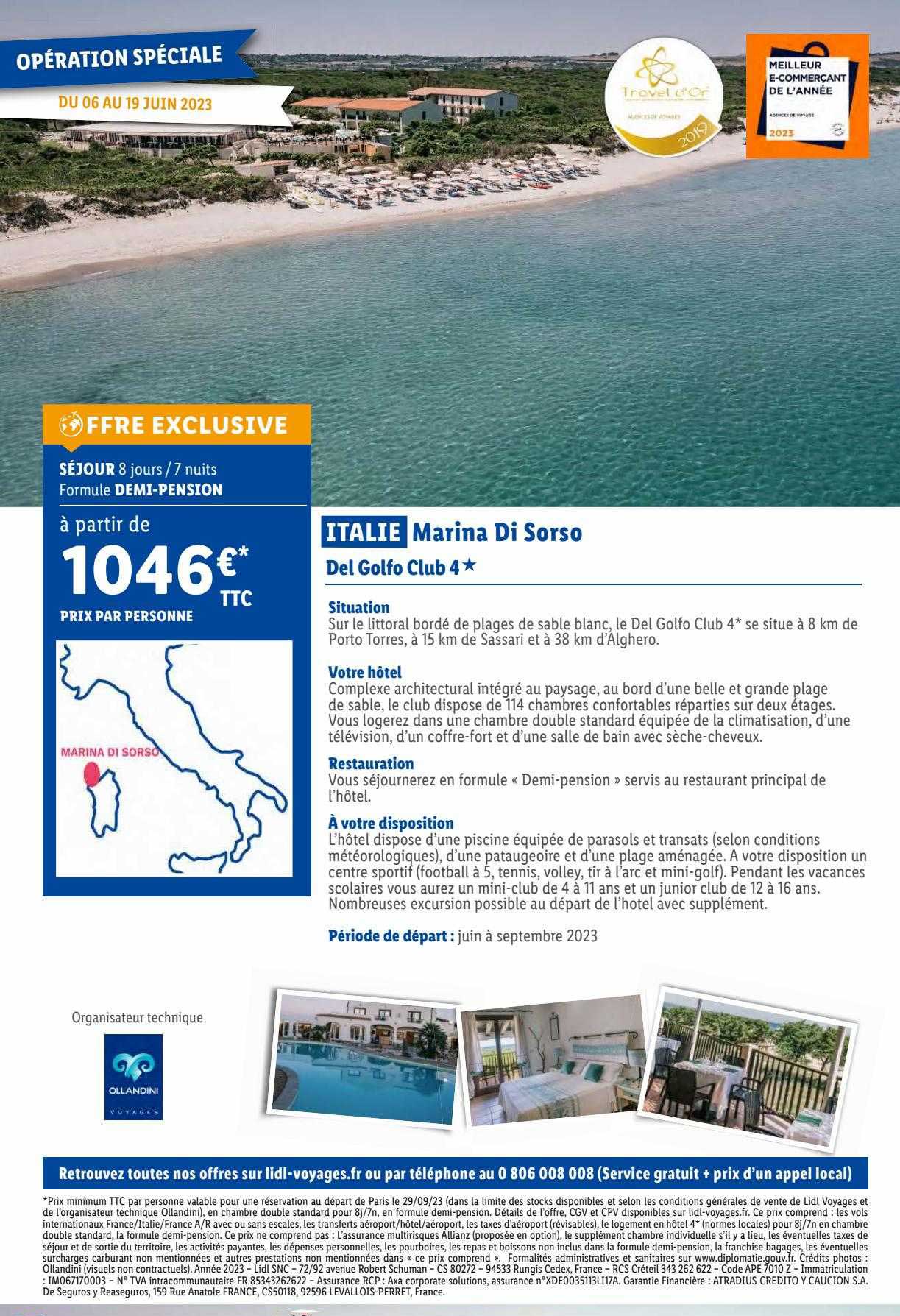 italie marina di sorso : del golfo club 4*