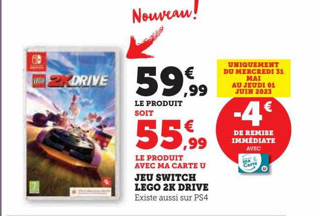 Jeu Switch Lego 2k Drive