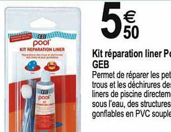 kit réparation liner pool geb
