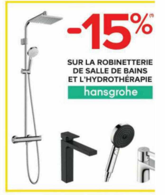 la robinetterie de salle de bains et l'hydrothérapie