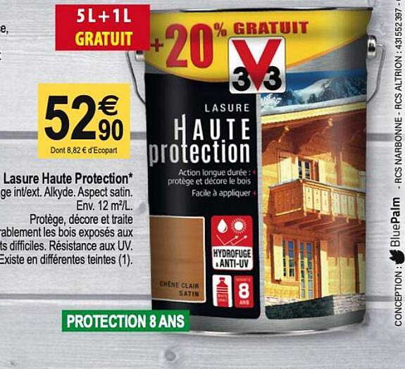 Lasure Haute Protection V33