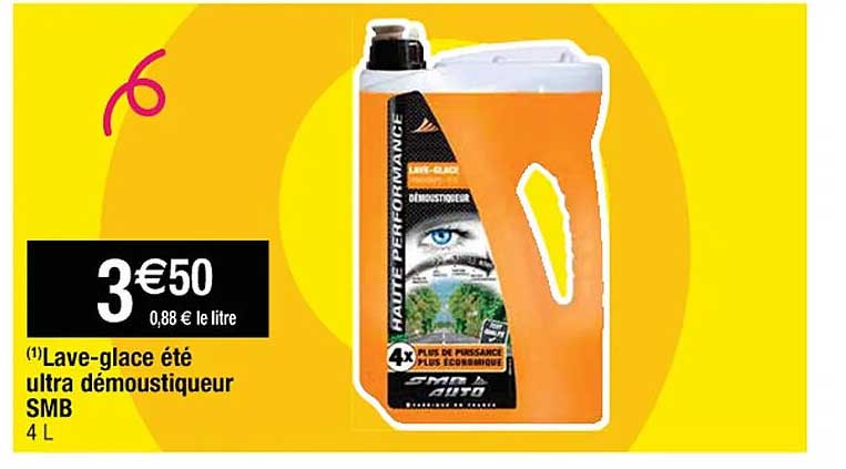 lave-glace été ultra démoustiqueur smb