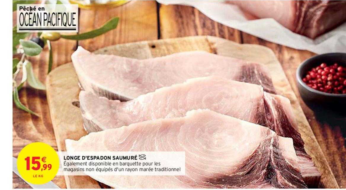 longe d'espadon saumuré