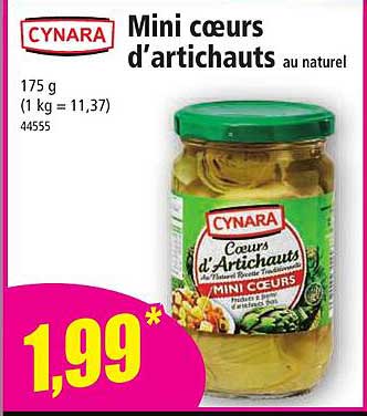 Mini Cœurs D'artichauts Au Naturel Cynara