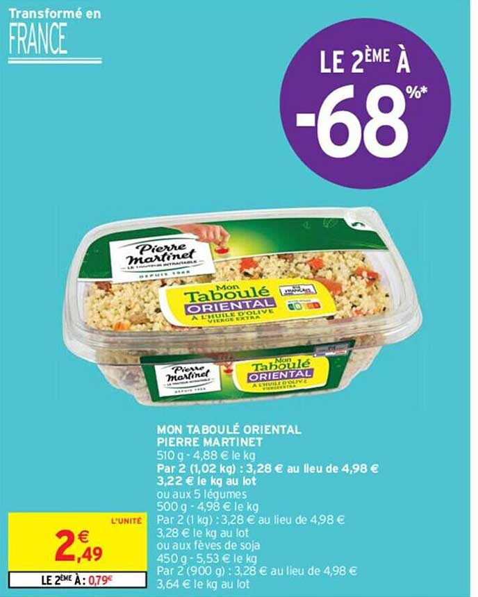 mon taboulé oriental pierre martinet