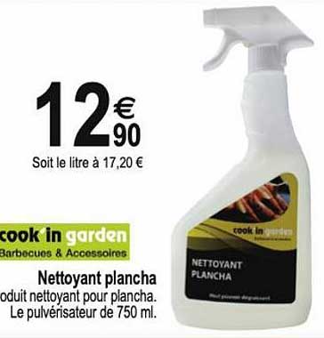 nettoyant plancha cook'in garden