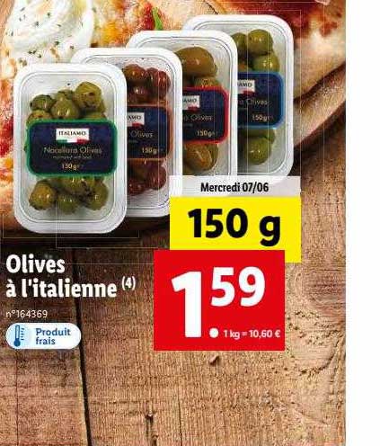 olives à l'italienne italiamo
