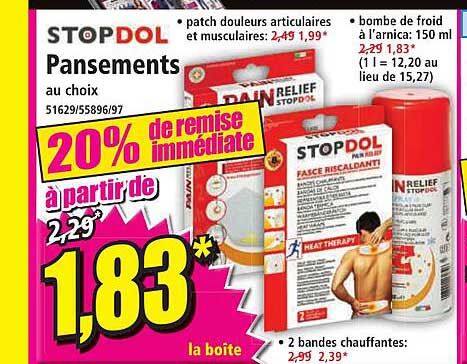 pansementes stop dol