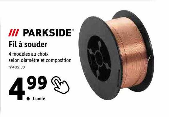 parkside fil à souder
