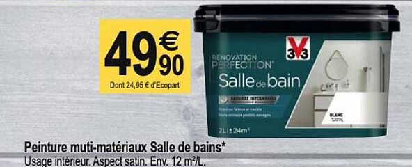 peinture multi-matériaux salle de bains v33