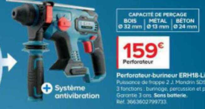 perforateur-burineur erh18-li