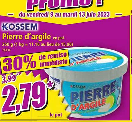pierre d'argile en pot kossem