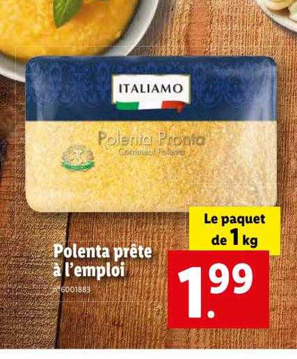 polenta prête à l'emploi italiamo