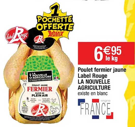 poulet fermier jaune label rouge la nouvelle agriculture