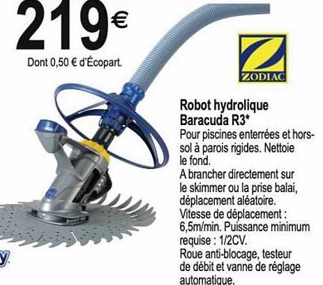 Robot Hydrolique Baracuda R3