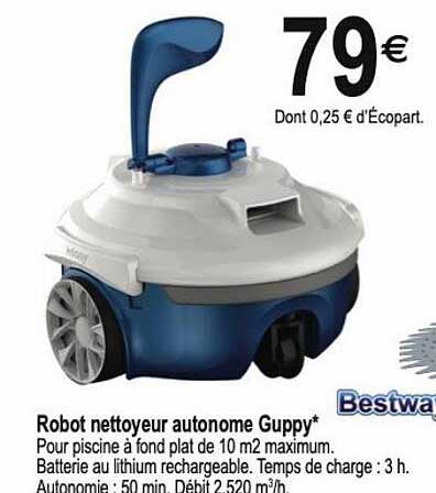 robot nettoyeur autonome guppy bestway
