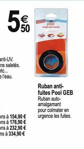 Ruban Anti-fuites Pool Geb