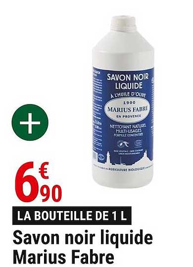 savon noir liquide marius fabre