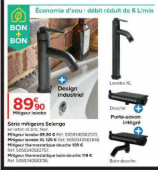 série mitigeurs selenga