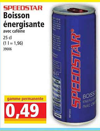 Speedstar Boisson énergisante
