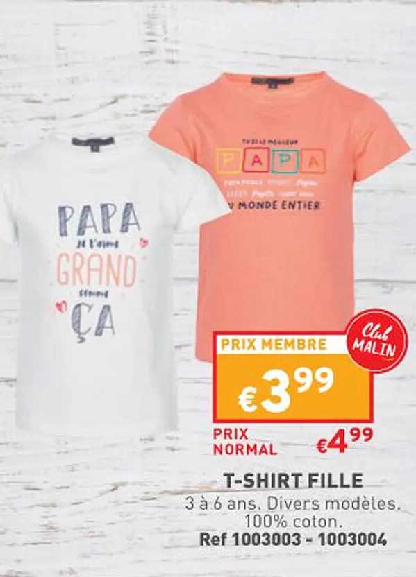 t-shirt fille