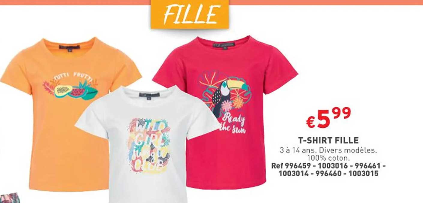 t-shirt fille