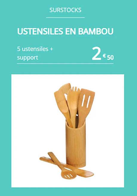 Ustensiles En Bambou