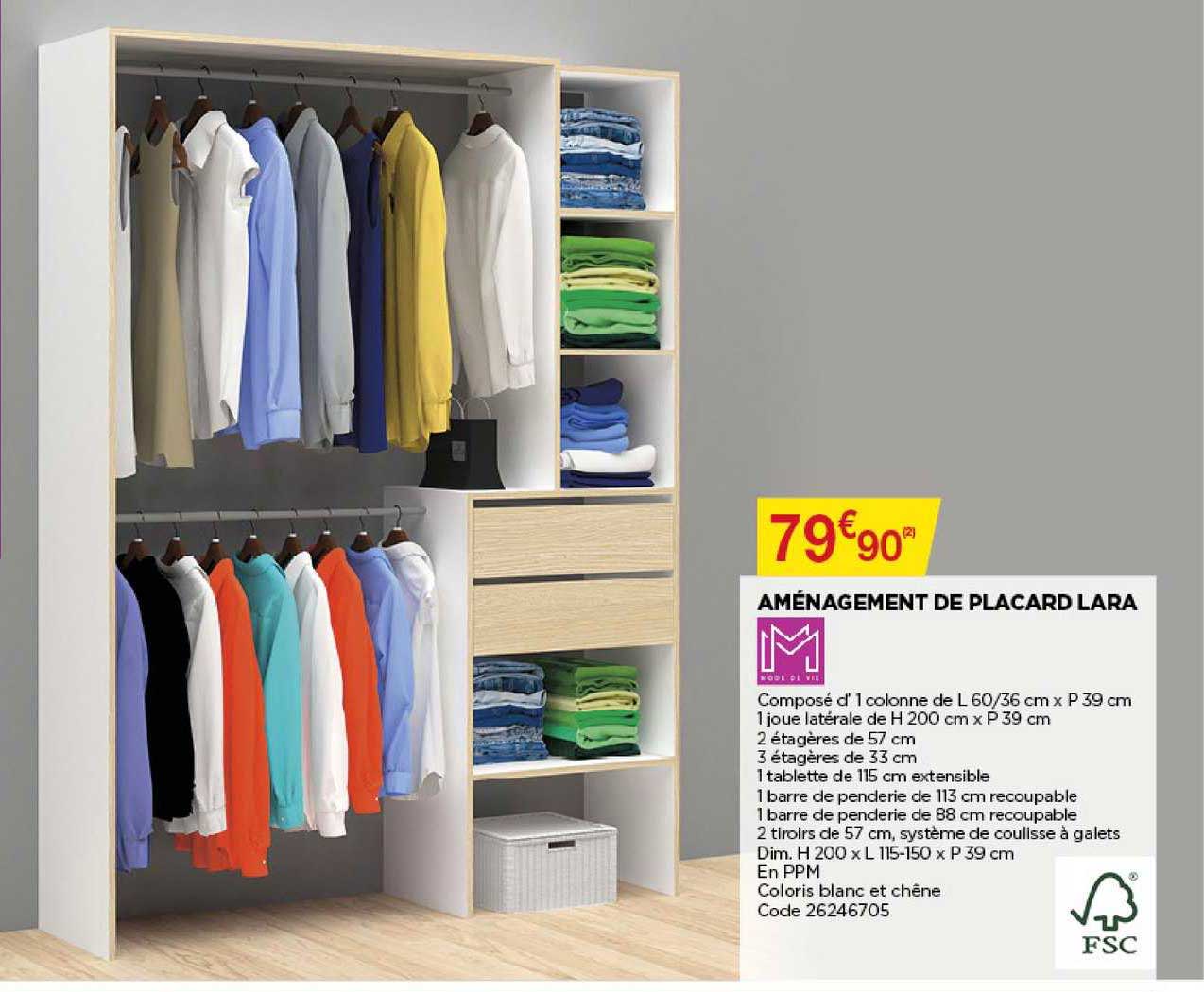 aménagement de placard lara mode de vie