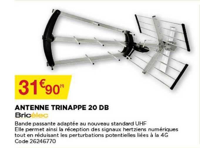 antenne trinappe 20 db bricélec