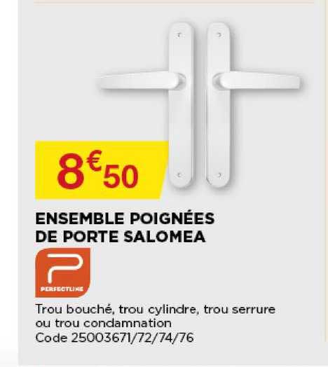 ensemble poignées de porte salomea perfectline