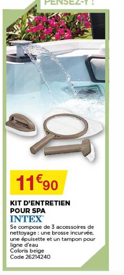 kit d'entretien pour spa intex