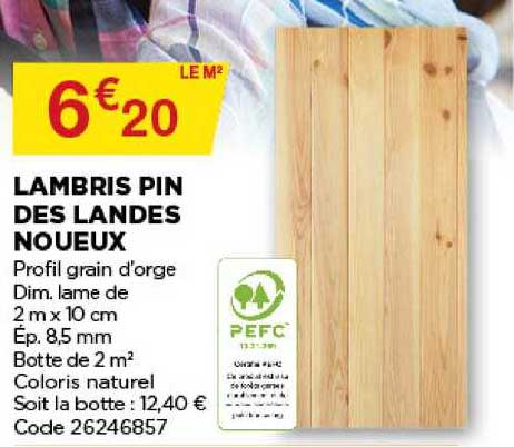 lambris pin des landes noueux