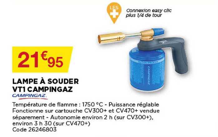 lampe à souder vt1 campingaz