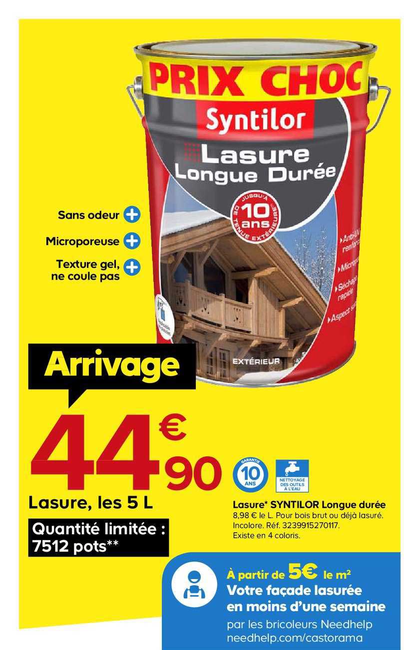 lasure longue durée 5 litres syntilor