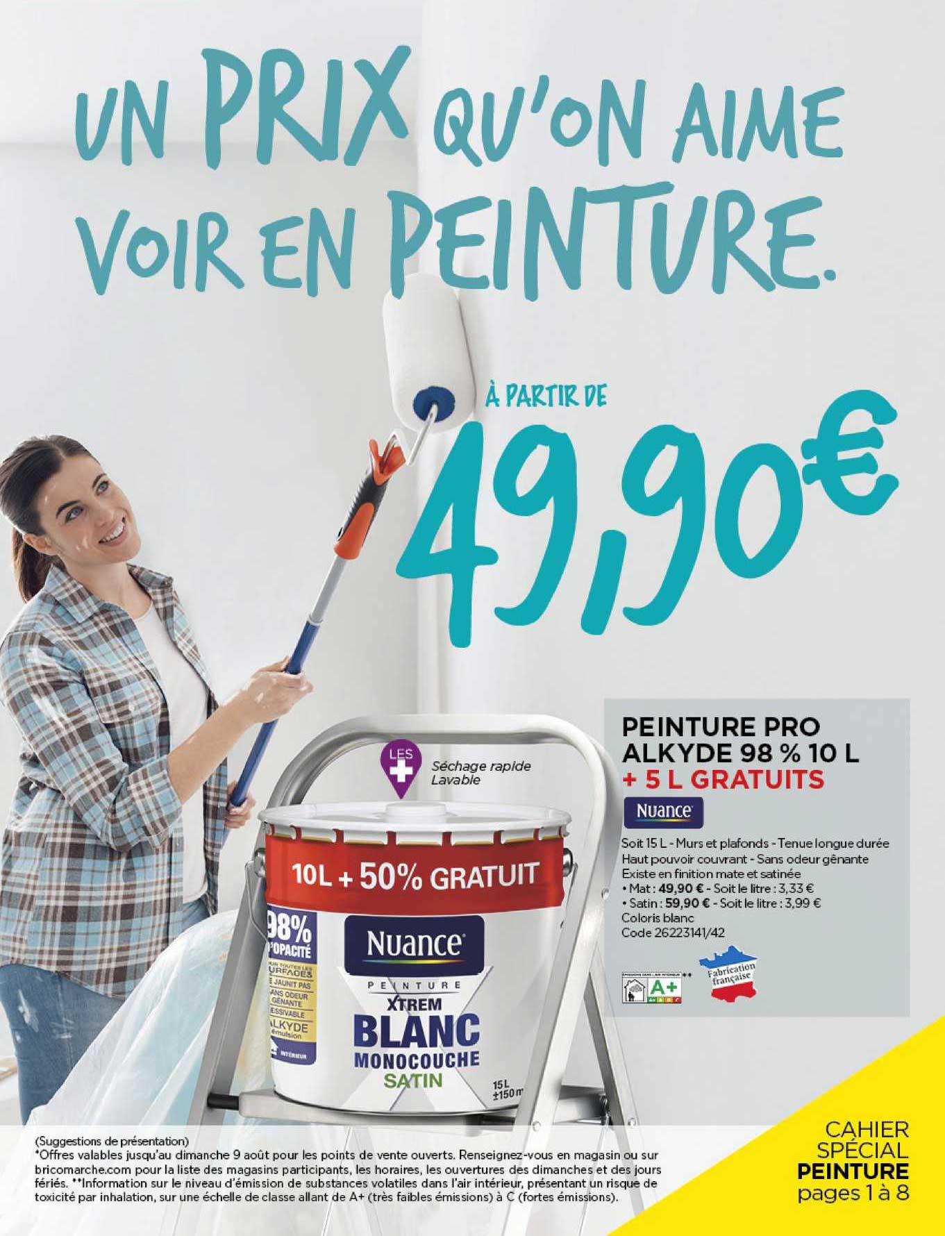 peinture pro alkyde 98 % 10 l