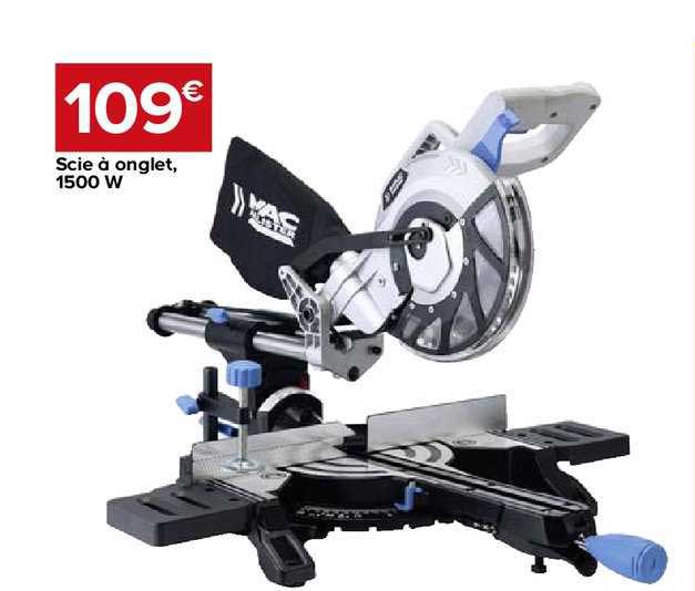 scie à onglet 1500 w mac allister