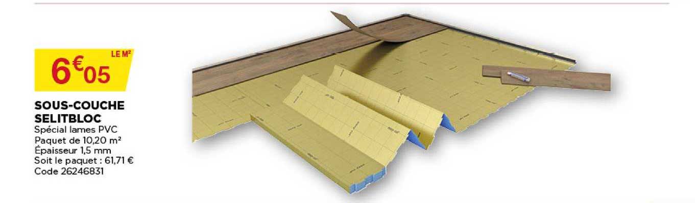 sous couche selitbloc