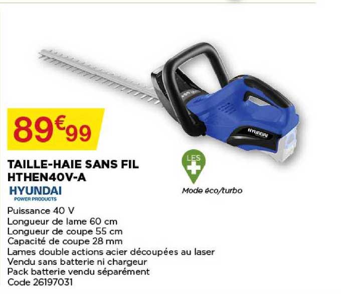 taille haie sans fil hthen40v a huyndai