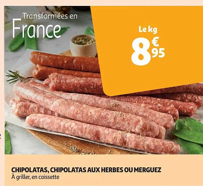 Chipolatas, Chipolatas Aux Herbes Ou Merguez