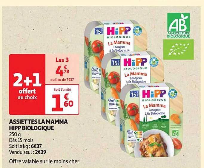 assiettes la mamma hipp biologique