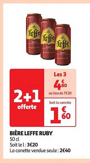 Bière Leffe Ruby