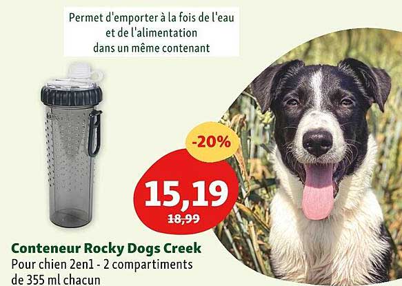 conteneur rocky dogs creek