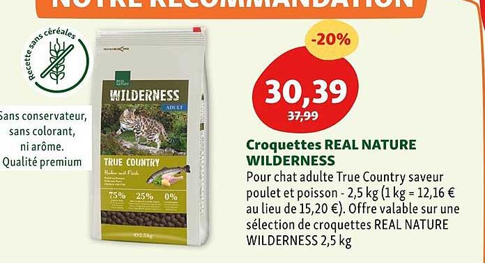 croquettes real nature wilderness